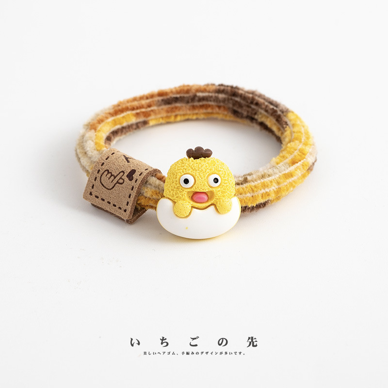 创意头绳2025新款高端橡皮筋扎头发成人好看秋冬发圈小众皮标发绳|undefined