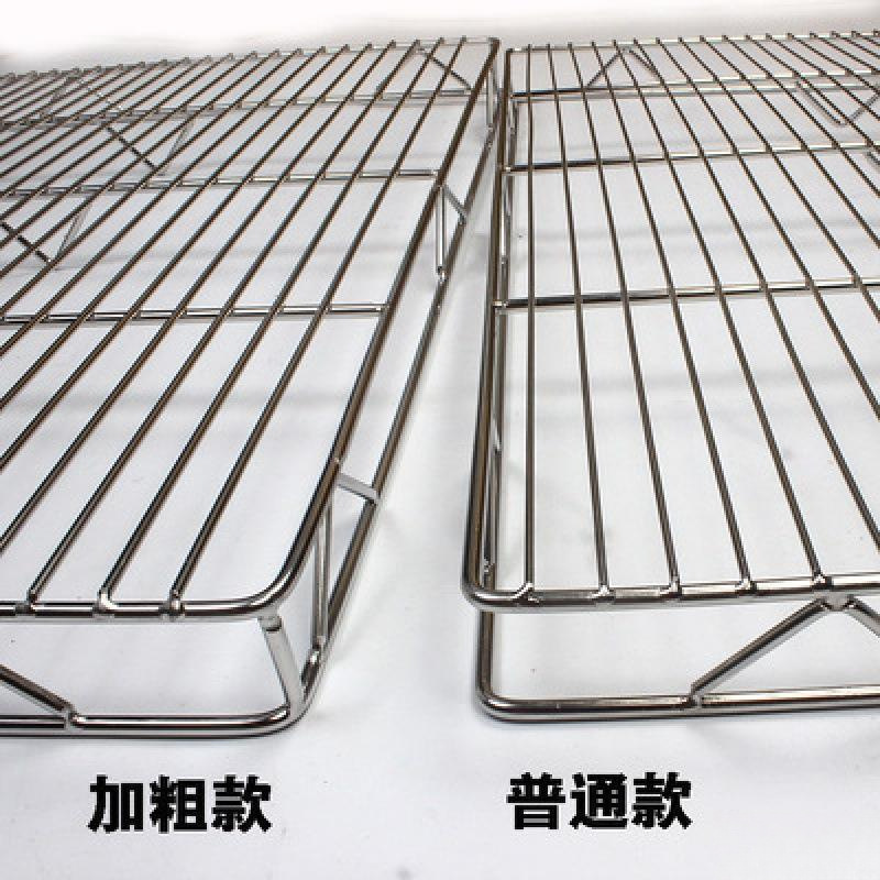 加粗不锈钢猪肉网架猪肉摊陈列架面包烘焙晾网置物架冷却架放肉架|undefined