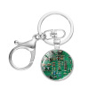 Pendant, fashionable keychain, metal children's transport, suitable for import, circuit, European style