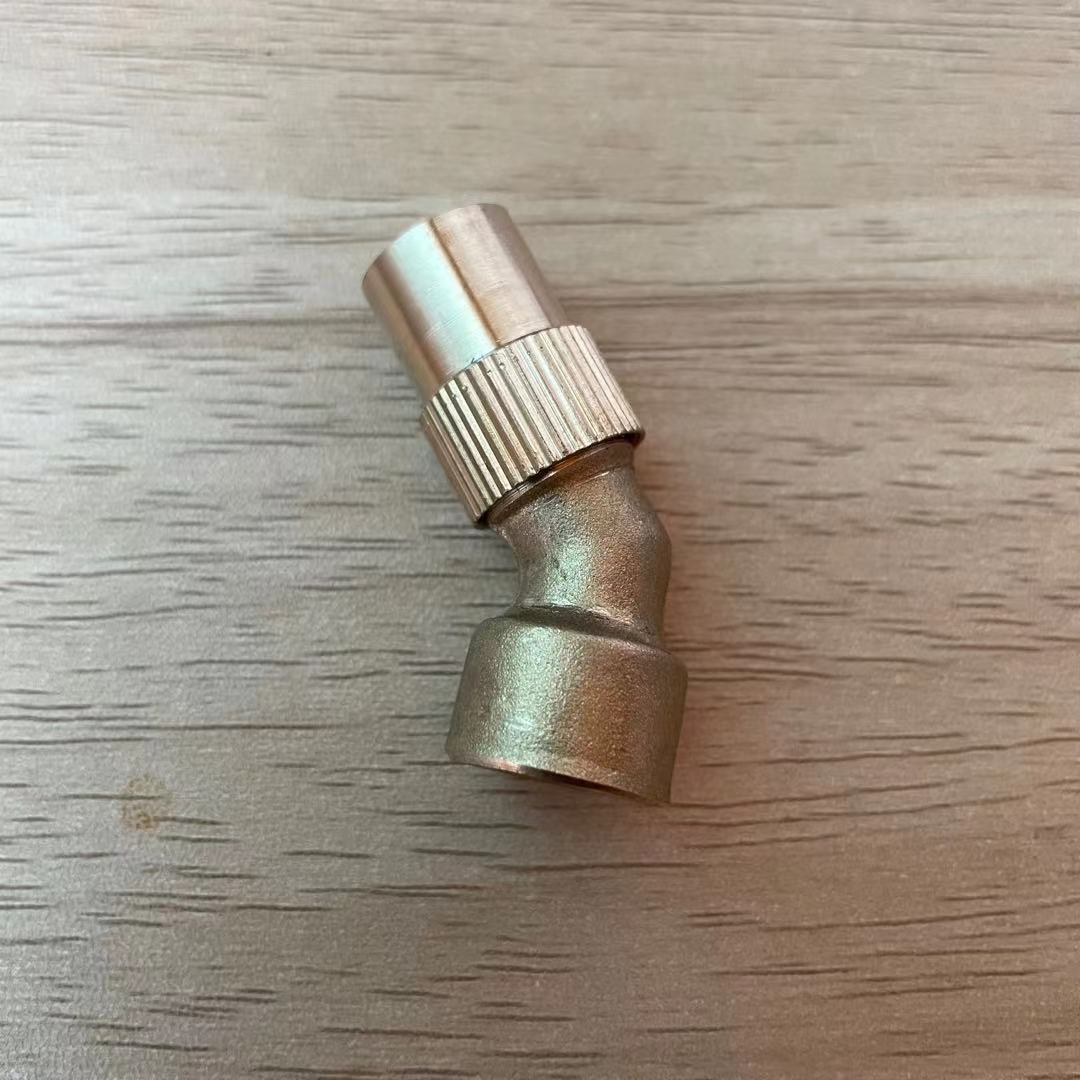 供应全铜农用弯喷枪喷雾器喷头降尘喷头可调喷雾直射散射