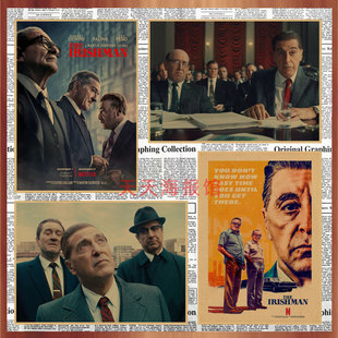 Irishman The Irishman Movie Poster De Niro Alpacino Decorative Wall Painting 600