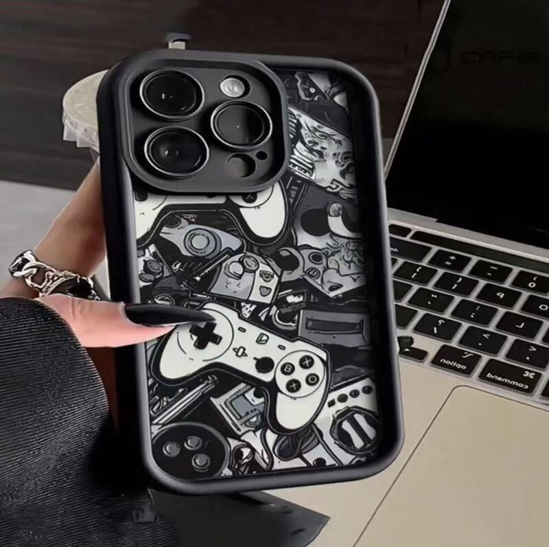 Retro Game Controller Suitable for Iphone17Pro Mobile Phone Case Apple 15 Export 14 Cross-Border 13 New Model 12/16