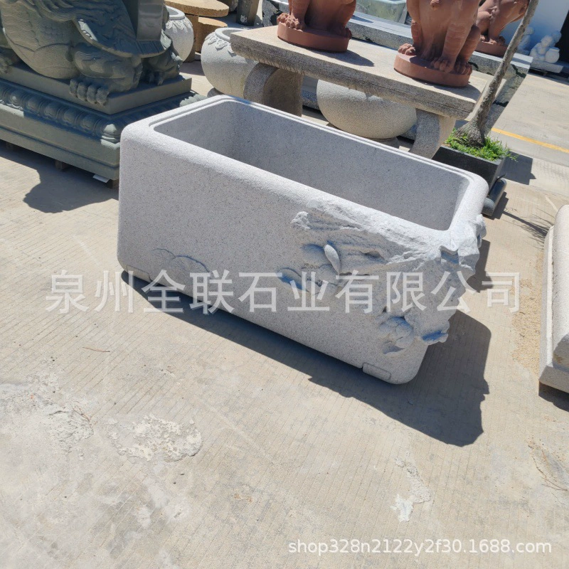 Каменная резьба по камню, аквариум для воды, аквариум с лотосом, аквариум, плавная вода, скульптура, натуральный камень, резной лотос, цилиндр, резьба по камню