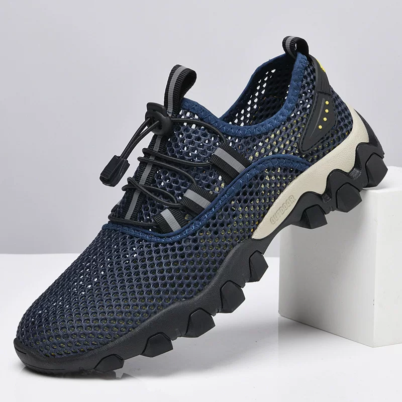 Летняя обувь, дышащие сетчатые быстросохнущие спортивные кроссовки