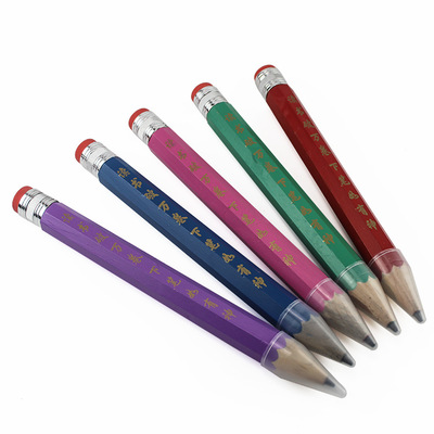 木制大铅笔景区个性订指logo工艺状元笔儿童玩具公园批发地摊货|ru