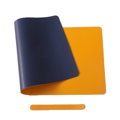 Fabricante en stock Amazon transfronteriza alfombrilla de ratón de cuero grande impermeable almohadilla de escritorio de oficina estudiante almohadilla de escritura logotipo impreso