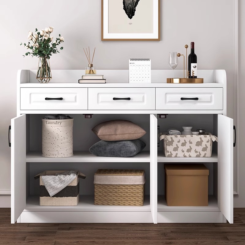 Pecho de cajones de estilo europeo dormitorio cama final gabinete de almacenamiento de pared moderno simple gran capacidad cajón armario