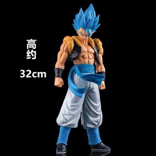 Dragon Ball Figure Blue Ros Vegeta Super Saiyan Anime Peripheral Desktop Ornament Doll Model Gift