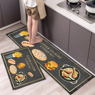 Cross-border Dust Resistant and Durable Floor Mat Kitchen Carpet Bathroom Door Bathroom Shower Mat Foot Mat