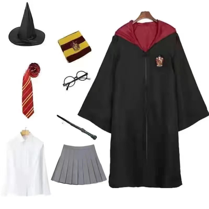 ハリーポッター大学ローブ同cos衣装魔法のローブ服大人子供の学校の制服マントマント|undefined