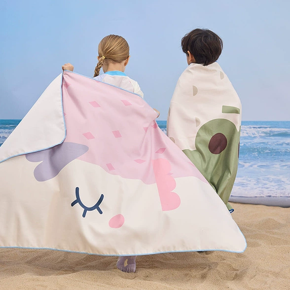 Лимонный детский банное полотенце для детей плавательный быстродушный впитывающий халат солнцезащитный крем ветрозащитный накидка портативное пляжное полотенце на заказ