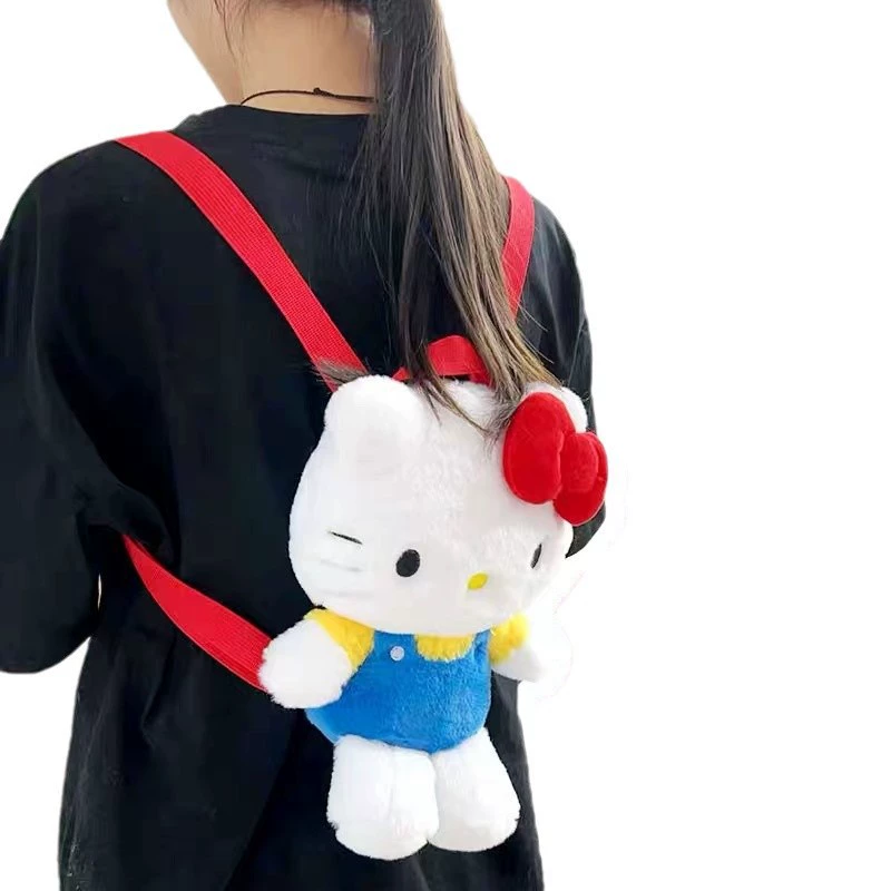 Hello Kitty, hello kitty, рюкзак, плюшевая демисезонная милая кукла, новая коллекция