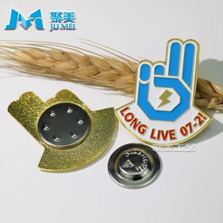 锌合金烤漆磁铁徽章定制企业logo金属磁吸胸章定做异形强磁冰箱贴
