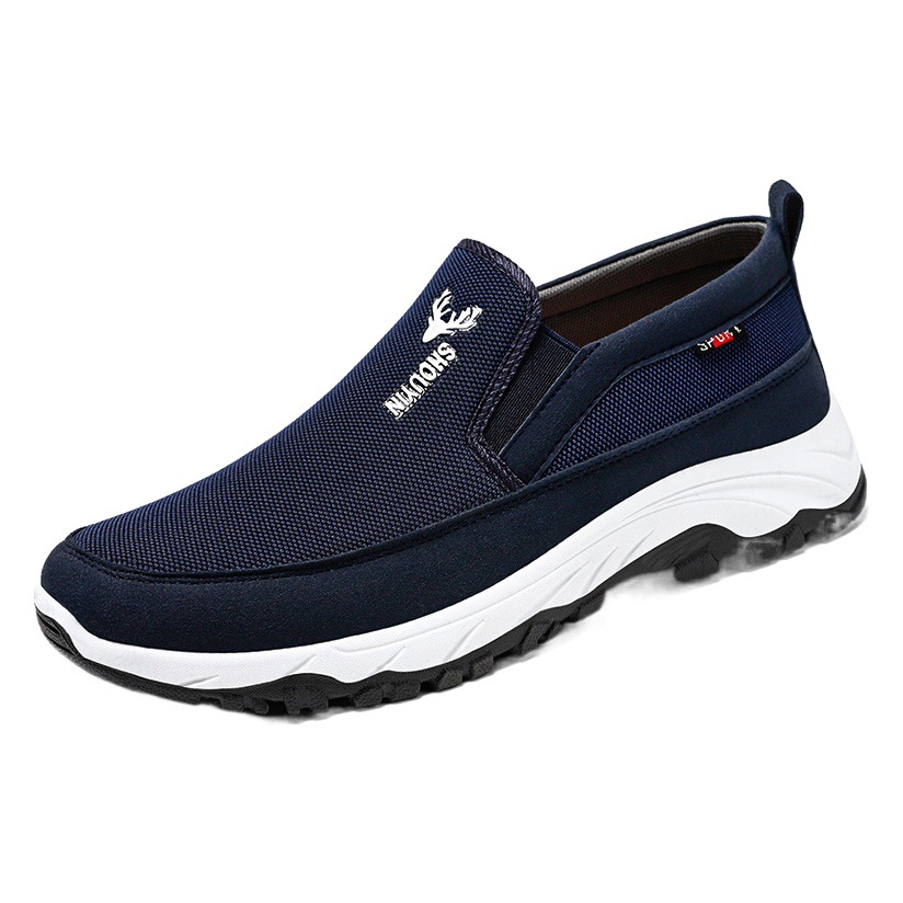 Zapatos de Hombre, Nuevo Estilo, Zapatos de Tela Sin Cordones, Zapatos Casuales para Transmisión en Vivo, Dropshipping, Zapatos Casuales con Suela Suave, Mocasines
