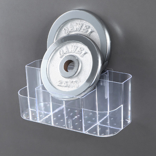 Cosmetic storage box wall-mounted shelf household punch-free washbasin skin care product lipstick organizer plastic box