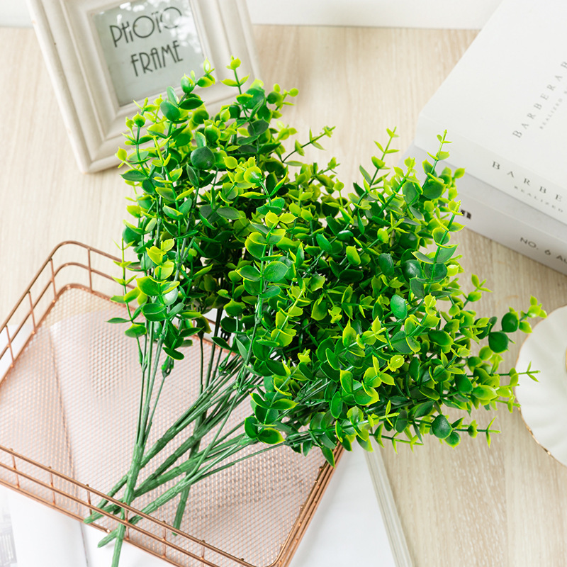 Smoke Willow Eucalyptus Simulated Money Leaf Home Decoration Fake Flower Bouquet Wholesale Plant Wall Potted Flower Arrangement Decoration Smoke Willow Eucalyptus Simulated Money Leaf Home Decoration Fake Flower Bouquet Wholesale Plant Wall Potted Flower Arrangement Decoration