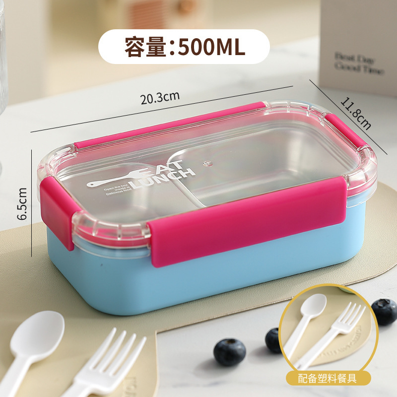 高品質 304 断熱ステンレス鋼弁当箱弁当箱電子レンジ学生オフィスワーカー密封弁当箱卸売|undefined
