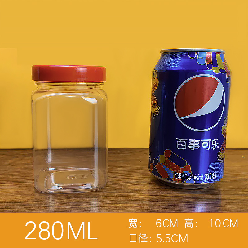 280ml nueva botella cuadrada