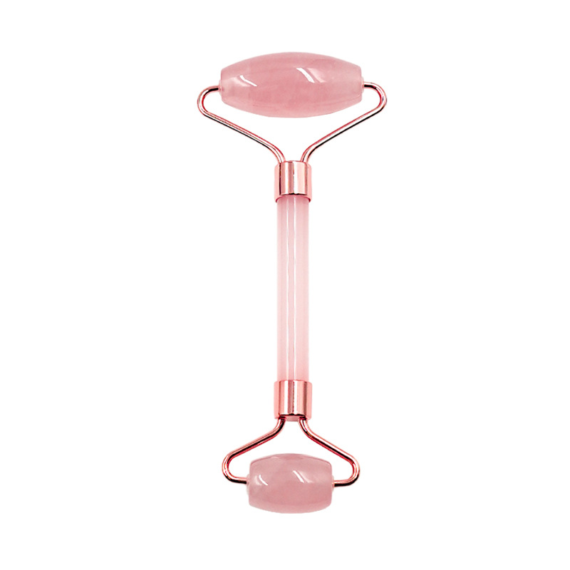 Polvo de cristal de polvo varita de masaje rollo de cristal de polvo facial jade doble cabeza masajeador de ojos al por mayor