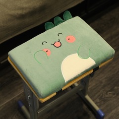 メモリーフォーム厚め学生用座布団 長方形椅子用尻当て 椅子用クッション 教室寮用椅子クッション 可愛い漫画柄
