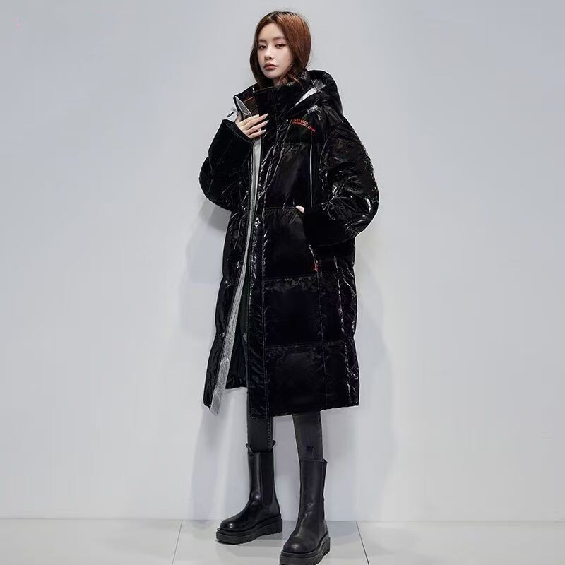 2025 New Cold-Proof Goose down down Jacket Women's High-End Korean Style Long Fashion Loose Versatile Warm Jacket 2025 New Cold-Proof Goose down down Jacket Women's High-End Korean Style Long Fashion Loose Versatile Warm Jacket
