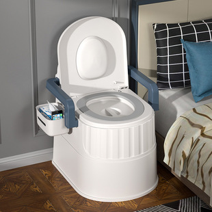 Movable Toilet for the Elderly Household Deodorant Indoor Portable Toilet for Elderly Pregnant Women's Bedpan Adult Toilet Chair