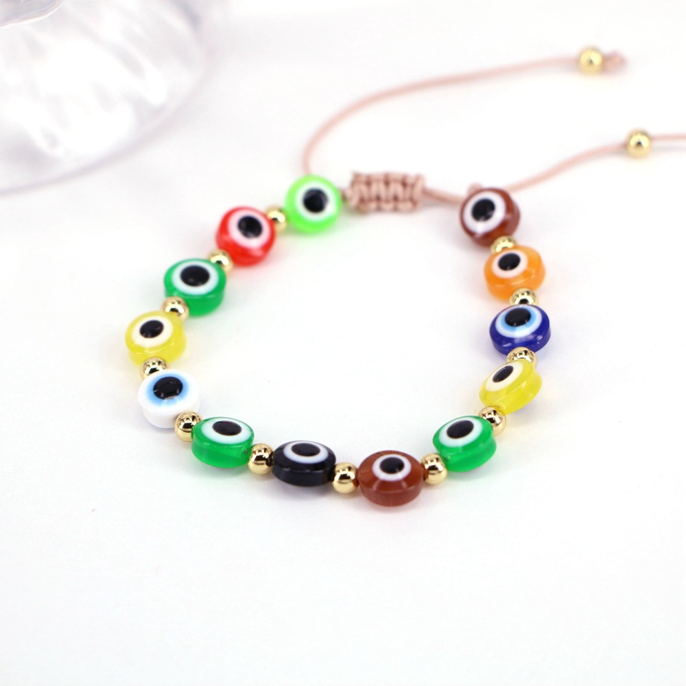 Fashion Eye Resin Beaded Bracelets