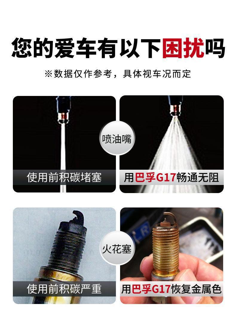 Bafu G17 Gasoline Cleaner, Automotive Fuel Additive, Removes Carbon Deposits in the Engine Oil Circuit, Cleans Exhaust Gas