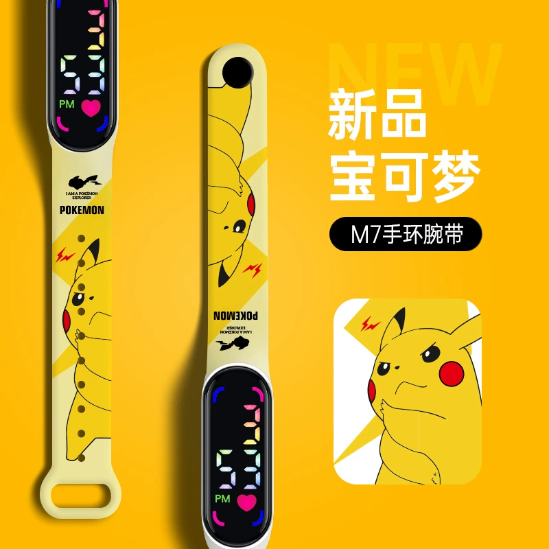 Neon waterproof electronic cartoon cute digital watch, wholesale