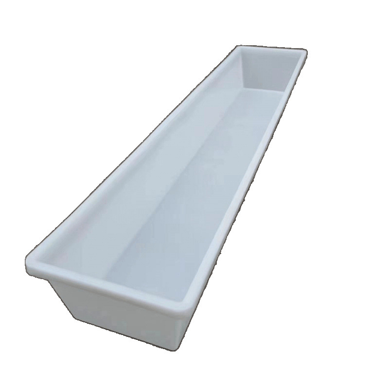 Fábrica de fregadero de plástico rectangular venta directa de fregadero de oveja de plástico grueso ranura cuenca de tendón de toro agua potable