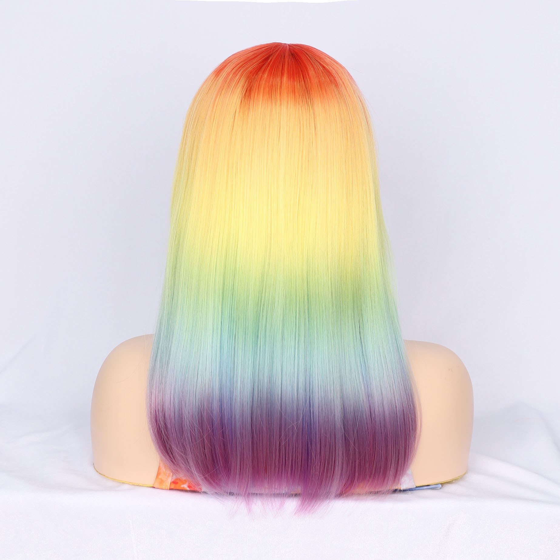 Synthetic wig cos Anime Colorful Headband_voghion.com