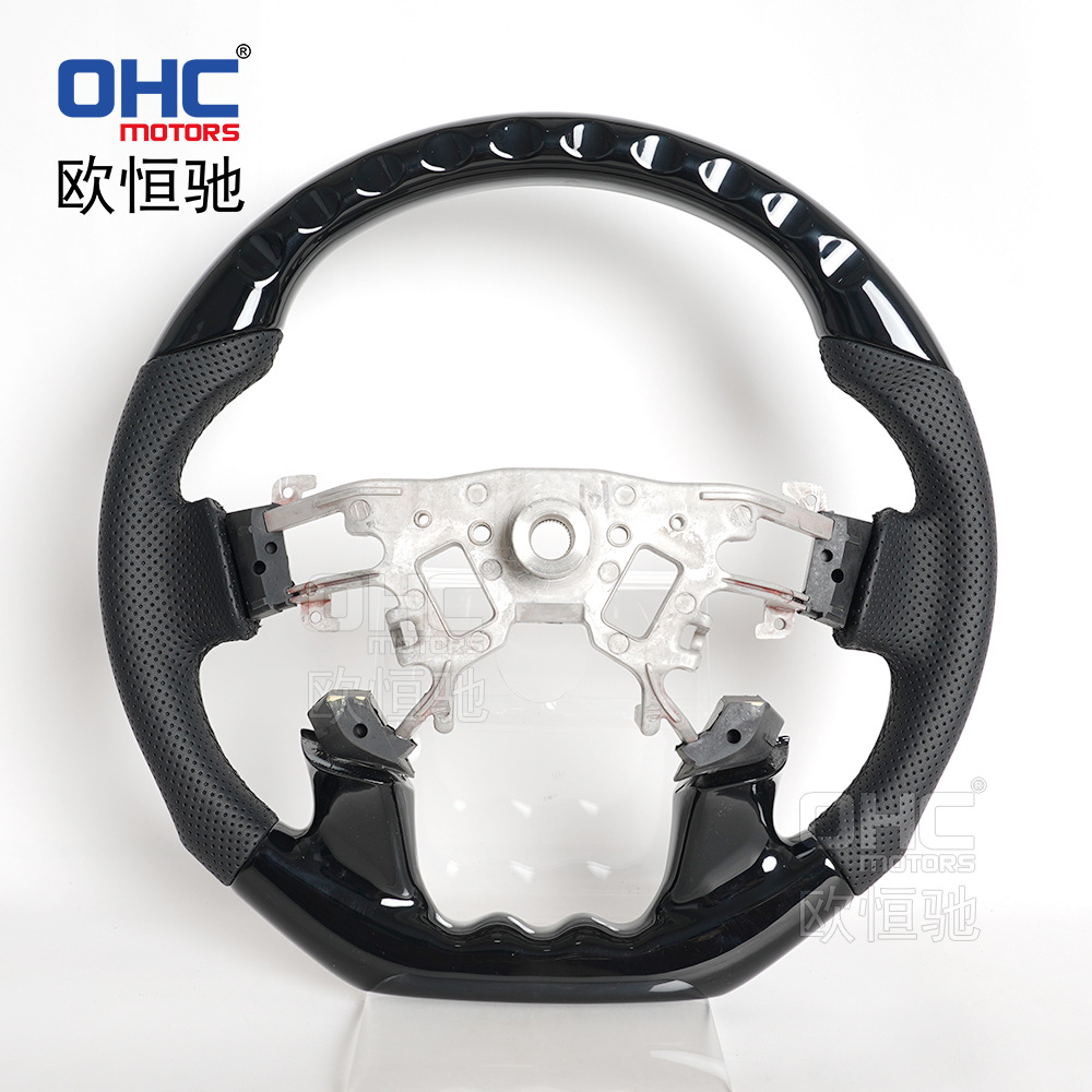 Suitable for Nissan 12-18 Patrol Car Steering Wheel Modification and Upgrade Spray Black Elegant Off-Road Suv Steering Wheel