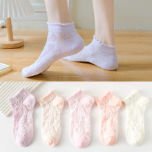 浅口低帮短襪子韩国潮女隐形船袜子外贸批发春夏女士泡花款 socks