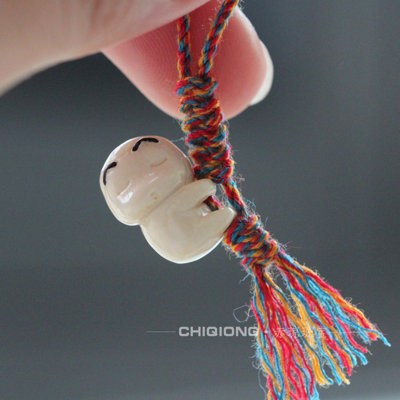 natural Mammoth ivory Xiaoxin White DIY Separated beads Pendant Accessories Scattered beads