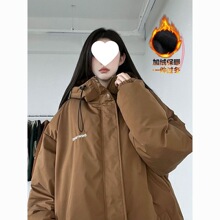 特大加厚码冲锋衣春秋外套女棉服面包服新款棉衣300斤2025冬季