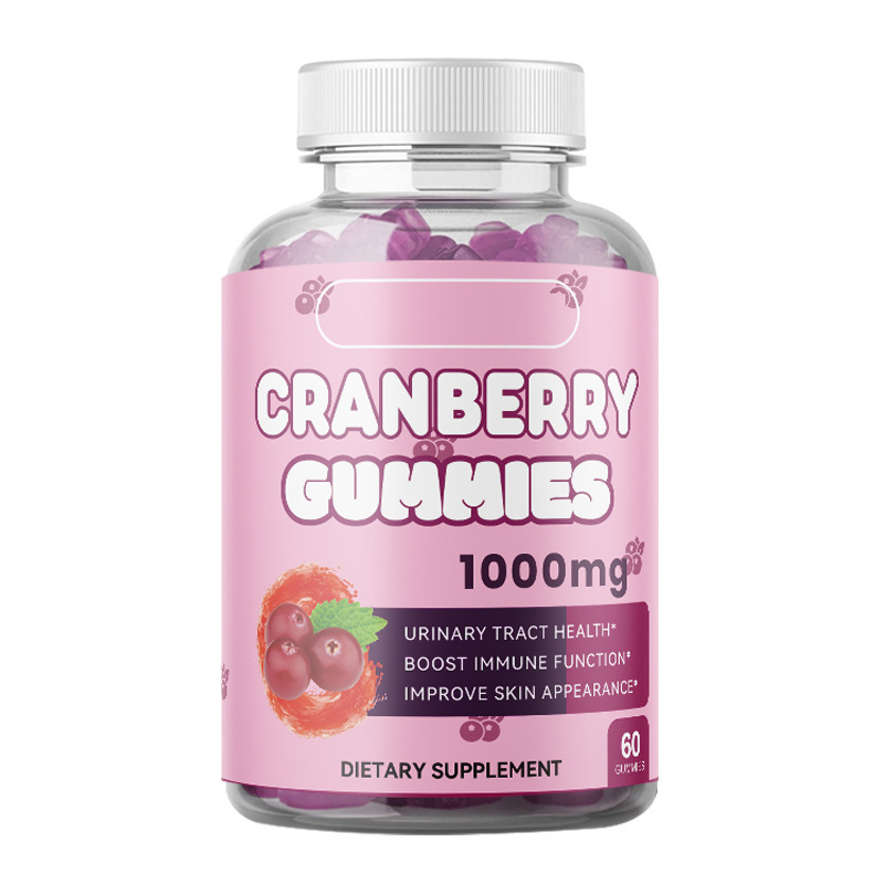 アマゾンの外国貿易の人気商品のクランベリーのソフトキャンディのCranberry Gummiesのメーカーは60粒を供給します。|undefined