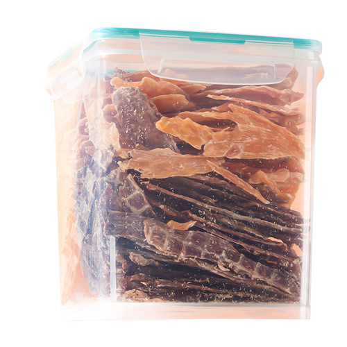 Dog snacks, duck meat jerky, Teddy golden retriever training, chicken and duck meat strips, small dog fire reducing molar sticks, pet food