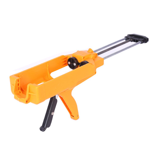 Ceramic tile caulking glue gun wholesale, labor-saving manual caulking construction hand tools, plastic double-tube caulking agent glue gun