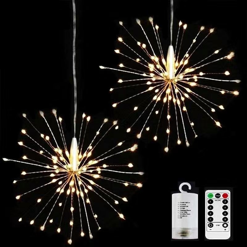Buy quality LED Fireworks Battery Remote Control Lights Dandelion