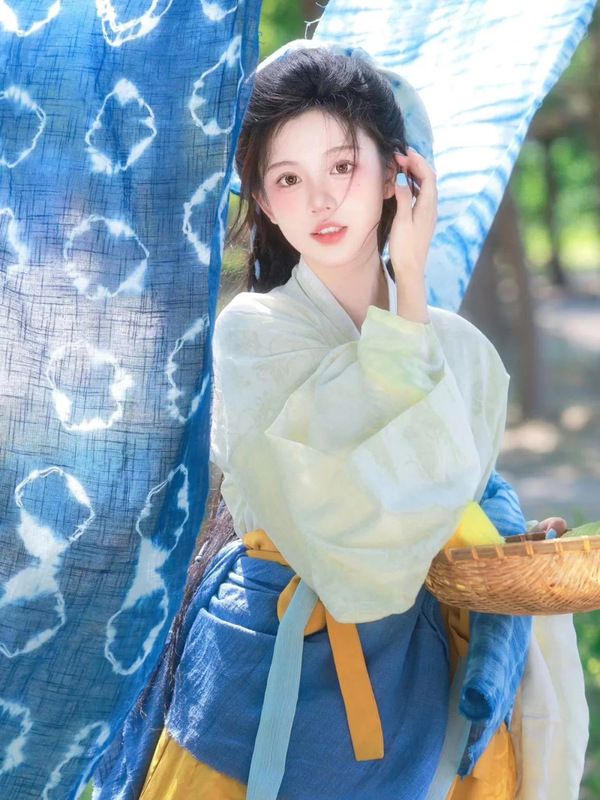 魏晋风改良汉服女款古装成人女主田园平民种田2025南北朝晒秋新款|undefined