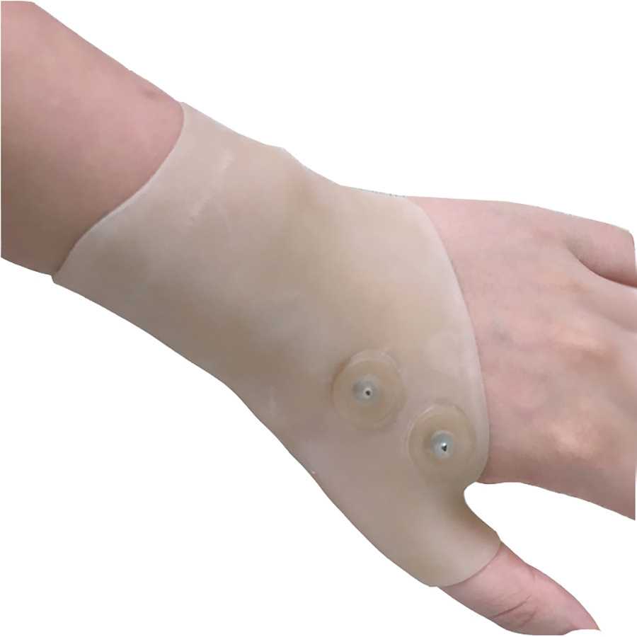 Terapia muñeca terapia magnética silicona protector de la muñeca esguince muñeca fija protector de la muñeca terapia magnética guantes de silicona