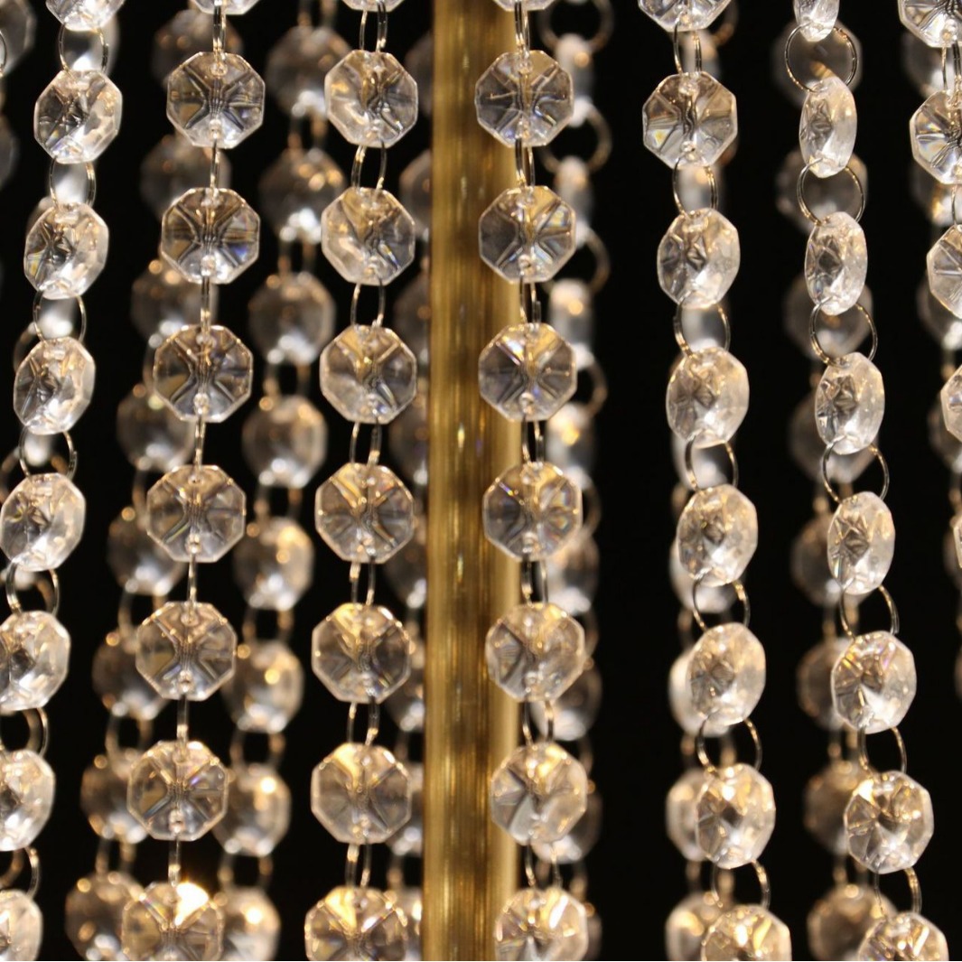 Nuevos accesorios de boda lámpara de cristal S tubo curvo techo del hotel sala de banquetes candelabros decoración de la sala de bodas colgante colgante