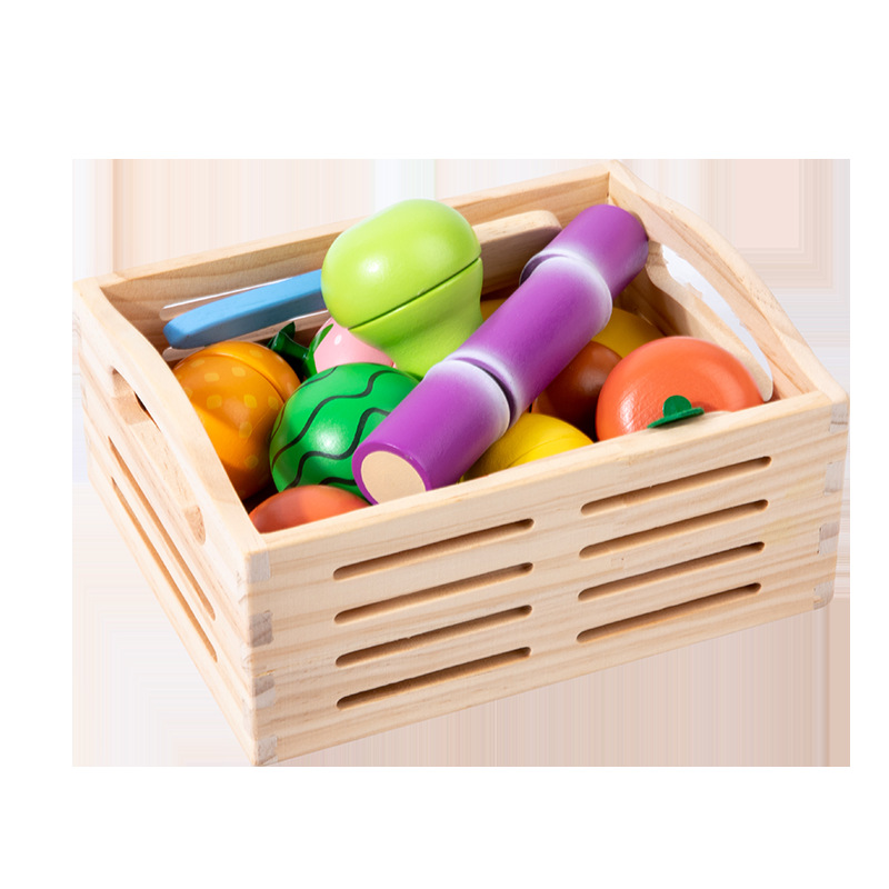 子供の知育玩具4-6木質趣味早教台所シミュレーション