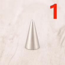 1#小号圆口糖霜拉线奶油裱花嘴304不锈钢一体拉伸蛋糕烘培DIY工具