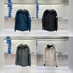 加拿家冬季新款大鹅羽绒服保暖外套白鸭绒连帽男女情侣派克服同款
