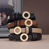 Double-sided fashionable belt, universal trend jeans, simple and elegant design, Korean style