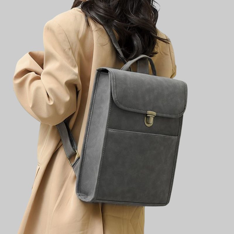 Computer Bag Simple Backpack Backpack College Student Notebook Bag Korean Style Casual Satchel New Inch 16