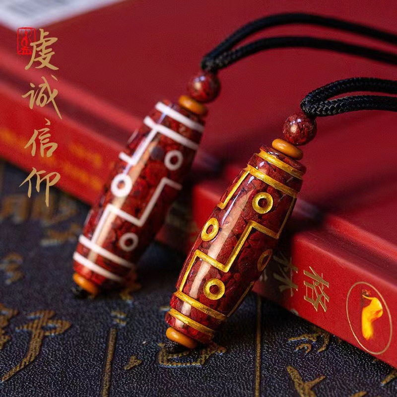 크리스탈 모래 CINNABAR 9 눈 비즈 부티크 펜던트 남녀 생활 보호 목걸이 크리스탈 모래 펜던트