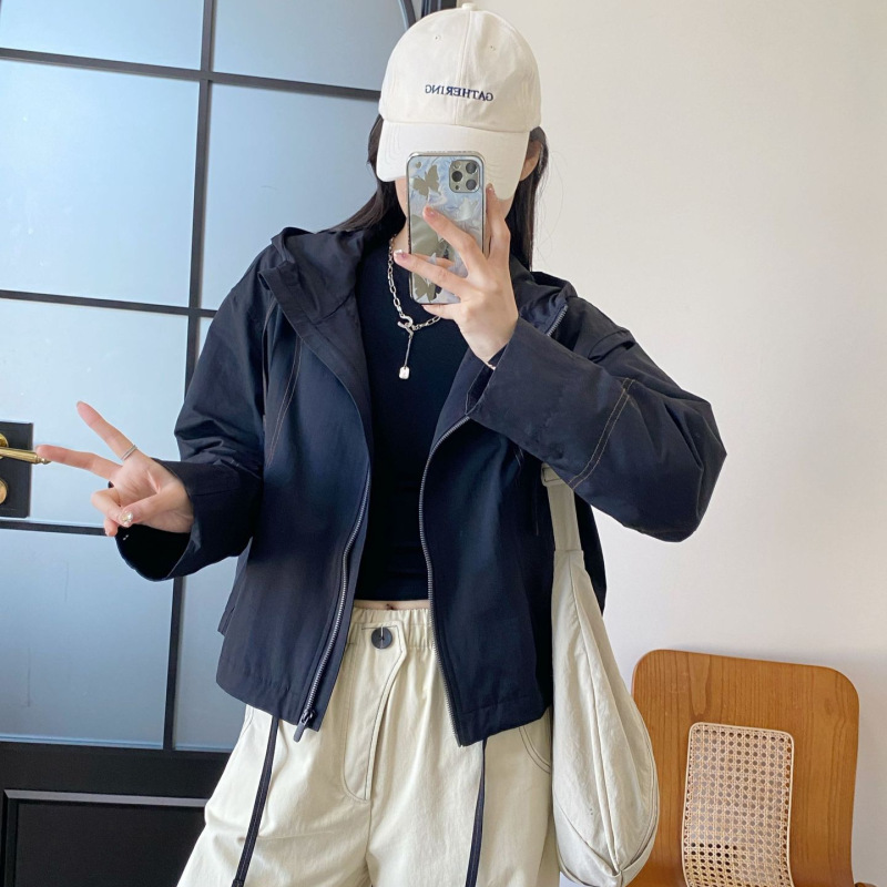 包y25款两色松弛休闲连帽慵懒款休闲夹克 092c403|undefined