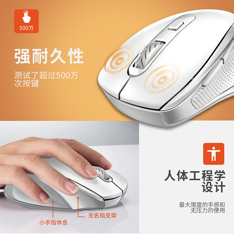 Los nuevos fabricantes transfronterizos venden al por mayor los accesorios de computadora inalámbricos de escritorio del ordenador portátil del ratón de la batería 2,4g transfronterizo deben-comprar